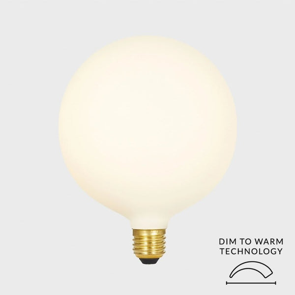 8W Light Bulb E26 Matte Porcelain G47 Sphere