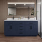 Beckett Double Bathroom Vanity with Toe Kick - 72W x 35H x 22D