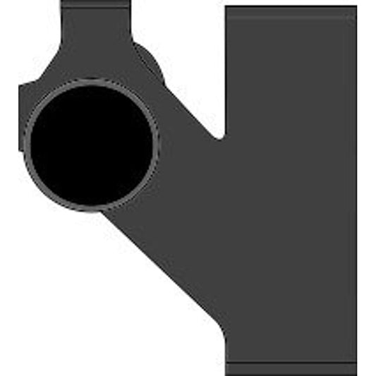 Left No Hub Fitting, 3 x 2 in, No Hub, Cast Iron