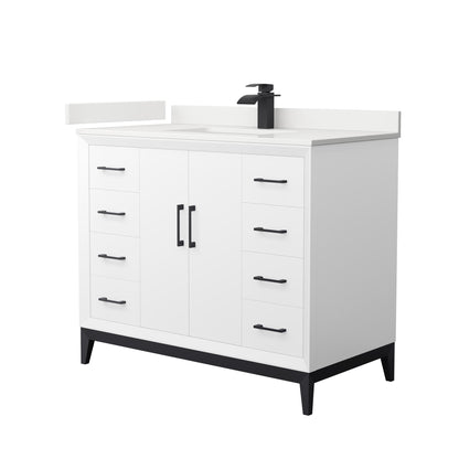 Amici Single Bathroom Vanity - 42W x 35.25H x 22D