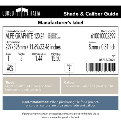 Designer Series Nevada Wool Dark Gray 8 in. x 40 in. Wood Look Porcelain Floor and Wall Tile (12.92 sq. ft./Case)