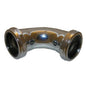 45 deg Tubular Elbow, 1-1/2 in, 22 ga, Chrome