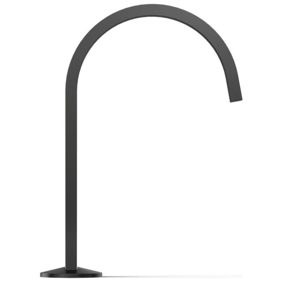 Components 1.2 GPM Widespread Bathroom Faucet with Drain Assembly and Ribbon Design Spout - Less Handles