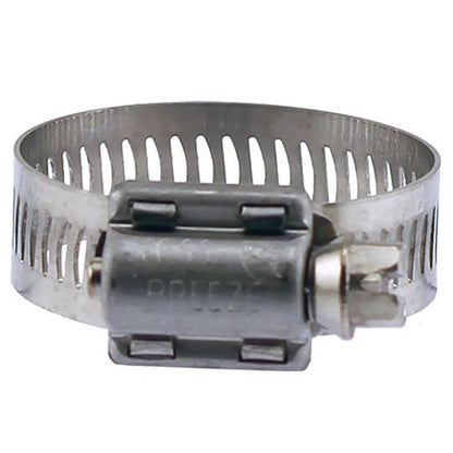 87 Series Hose Clamp, 11/16 to 1-1/4 in, Clamping, #12 Trade, 301 Stainless Steel Band, 305 Stainless Steel Bolt