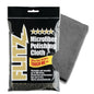 Premium Polishing Cloth, 16 in L x 16 in W, Microfiber, Gray