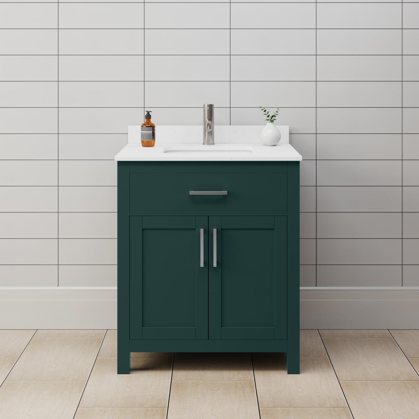 Beckett Single Bathroom Vanity - 30W x 35H x 22D