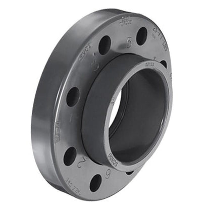 2-Piece Flange, 6 in, Socket, PVC, SCH 80/XH