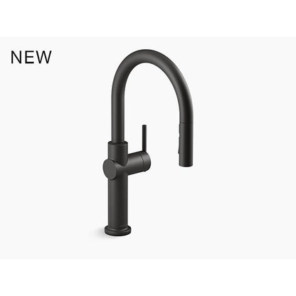 Crue™ Kitchen Faucet, Deck Mount, ADA, 1 Lever Handle, 1 or 3-Hole, Matte Black