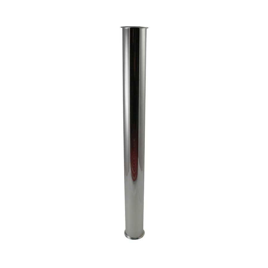 Tubular Tailpiece, 1-1/2 in, Flange, 20 ga, Chrome