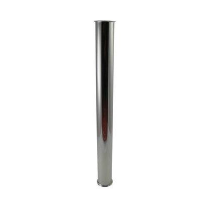 Tubular Tailpiece, 1-1/2 in, Flange, 20 ga, Chrome