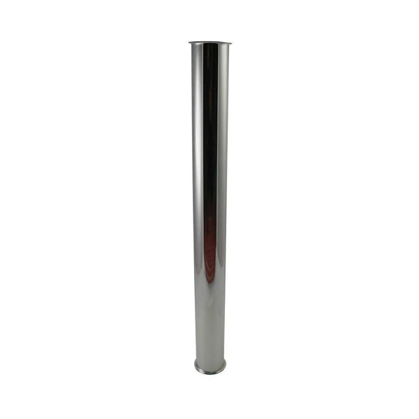 Tubular Tailpiece, 1-1/2 in, Flange, 20 ga, Chrome