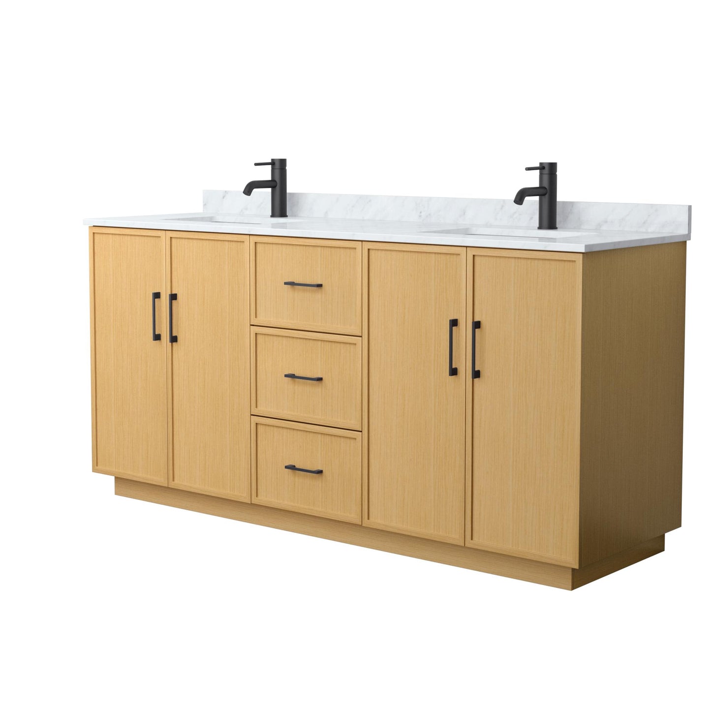 Elan Double Bathroom Vanity with Toe Kick - 72W x 35H x 22D