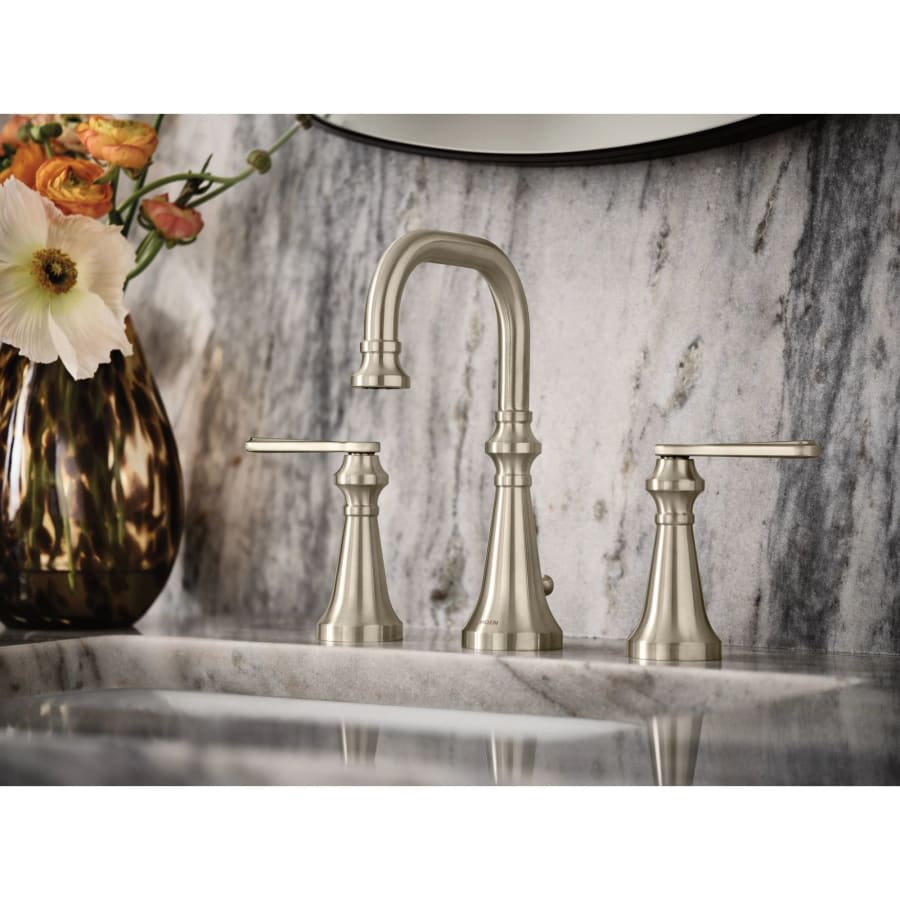 Colinet 1.2 GPM Widespread Bathroom Faucet with Pop-Up Drain Assembly