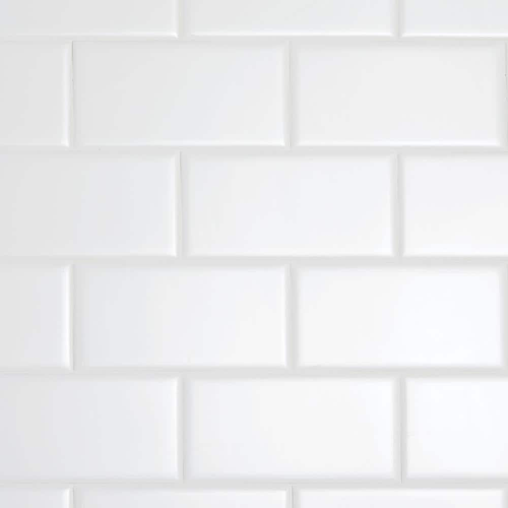 Restore 3 in. x 6 in. Ceramic Bright White Subway Tile (12.5 sq. ft. / Case)