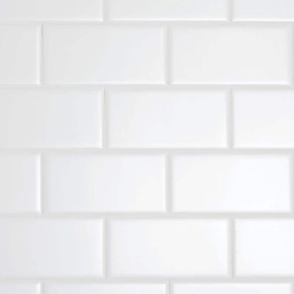 Restore 3 in. x 6 in. Ceramic Bright White Subway Tile (12.5 sq. ft. / Case)