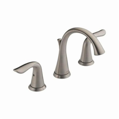 Lahara® Widespread Lavatory Faucet, ADA, 2 Handle, 3-Hole, 1.2 gpm, Stainless
