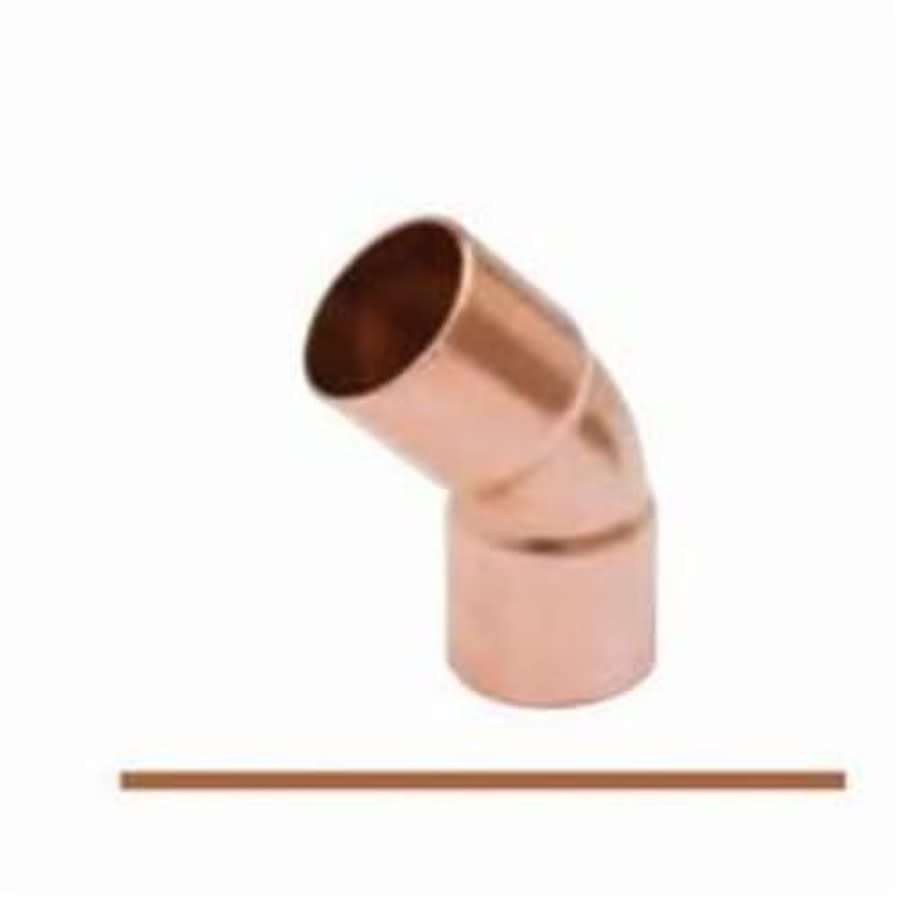 45 deg Elbow, 6 in, C, Copper