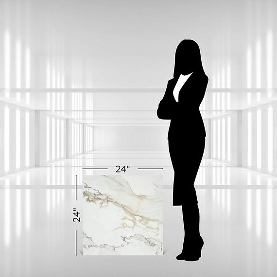 Platinum Magnolia Straight Joint 2X2 Matte