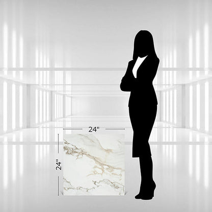 Platinum Magnolia Rectangle 6X18 Glossy