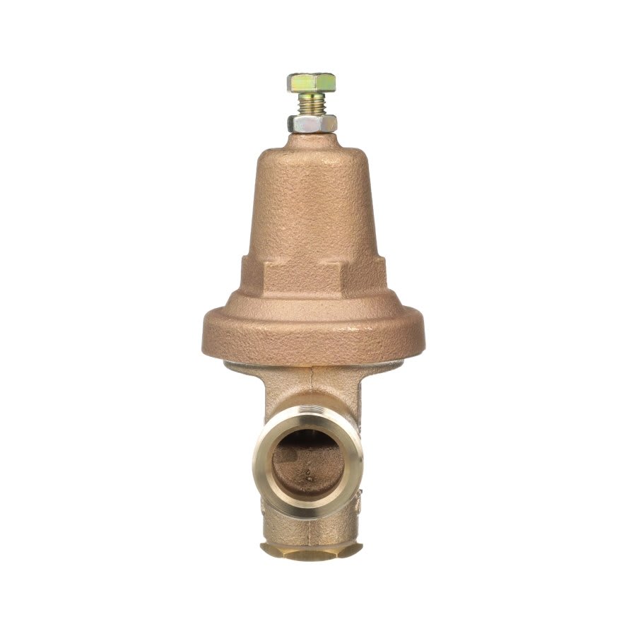 Pressure Reducing Valve, 1/2 in, Union FNPT x FNPT, Bronze