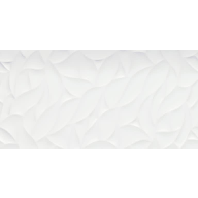 JAZZ BLOOM WHITE GL 12X24