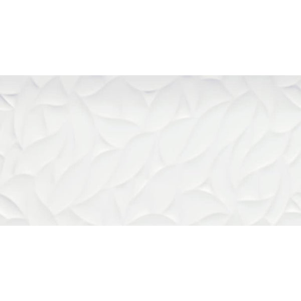 JAZZ BLOOM WHITE GL 12X24