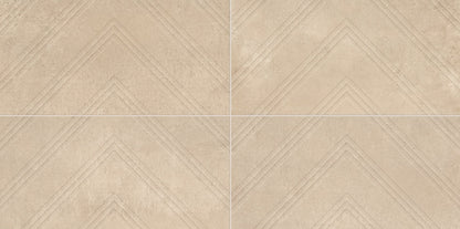 Chord Allegro Beige Triangle 3X3 Matte