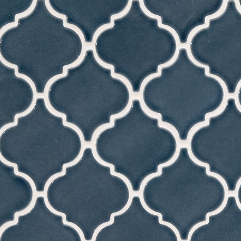 Bay Blue Arabesque Tile