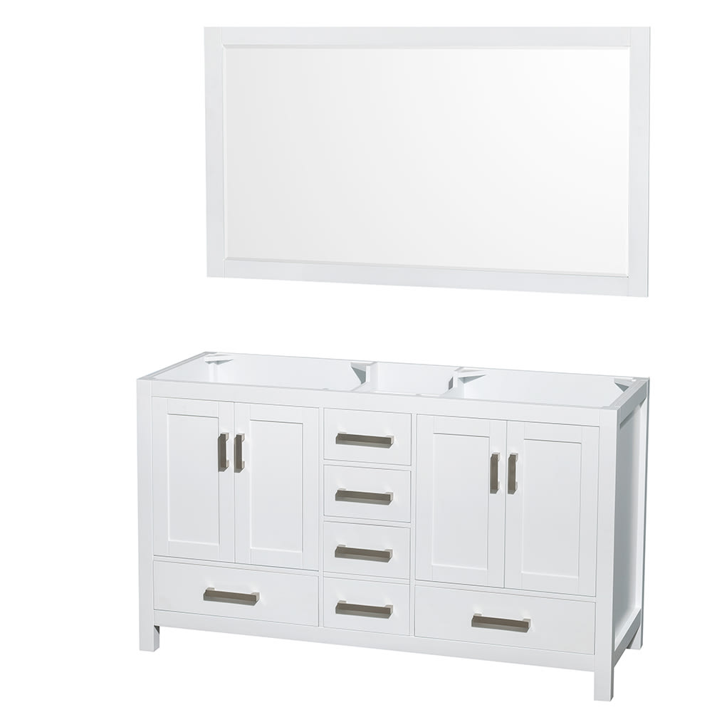 Sheffield Double Bathroom Vanity - 59W x 35H x 21.5D