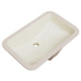 Norris 21" Rectangular Vitreous China Undermount Bathroom Sink with Overflow