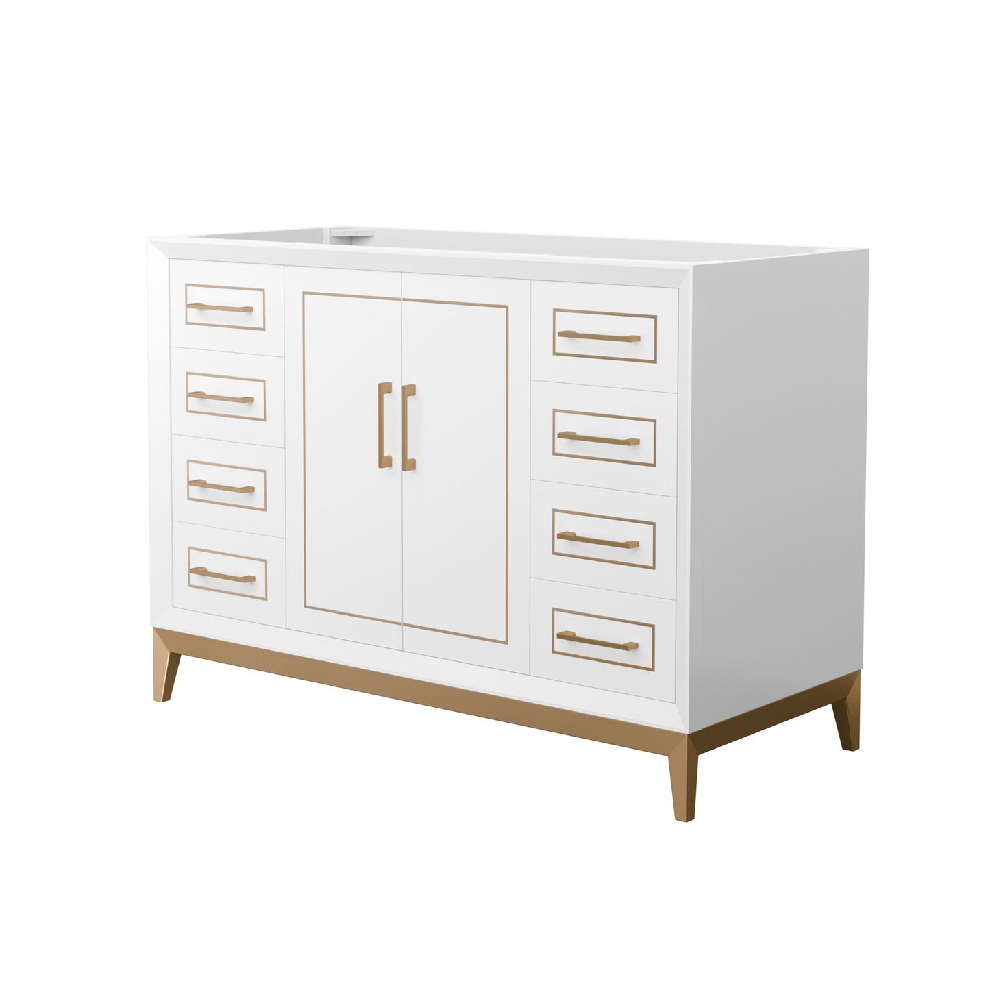 Marlena Single Bathroom Vanity - 47.75W x 34.5H x 21.75D