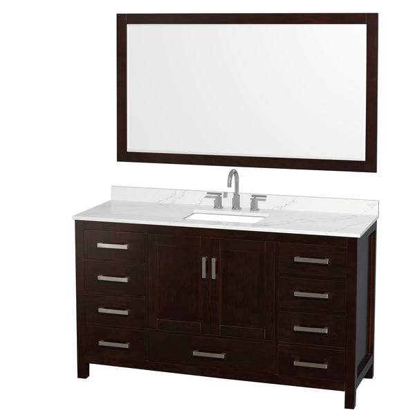 Sheffield Single Bathroom Vanity - 60W x 35H x 22D