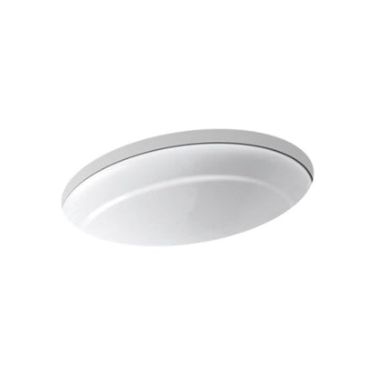Serif® Under Mount Lavatory Sink, ADA, 20-5/8 x 15-1/4 x 8-7/16 in, Cast Iron, White