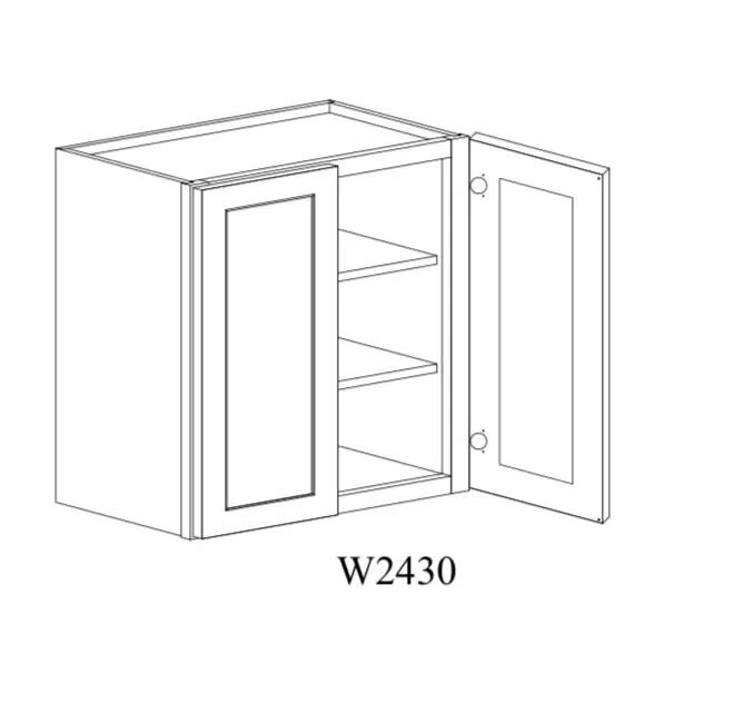 Wall Cabinet - 24"W x 30"H x 12"D