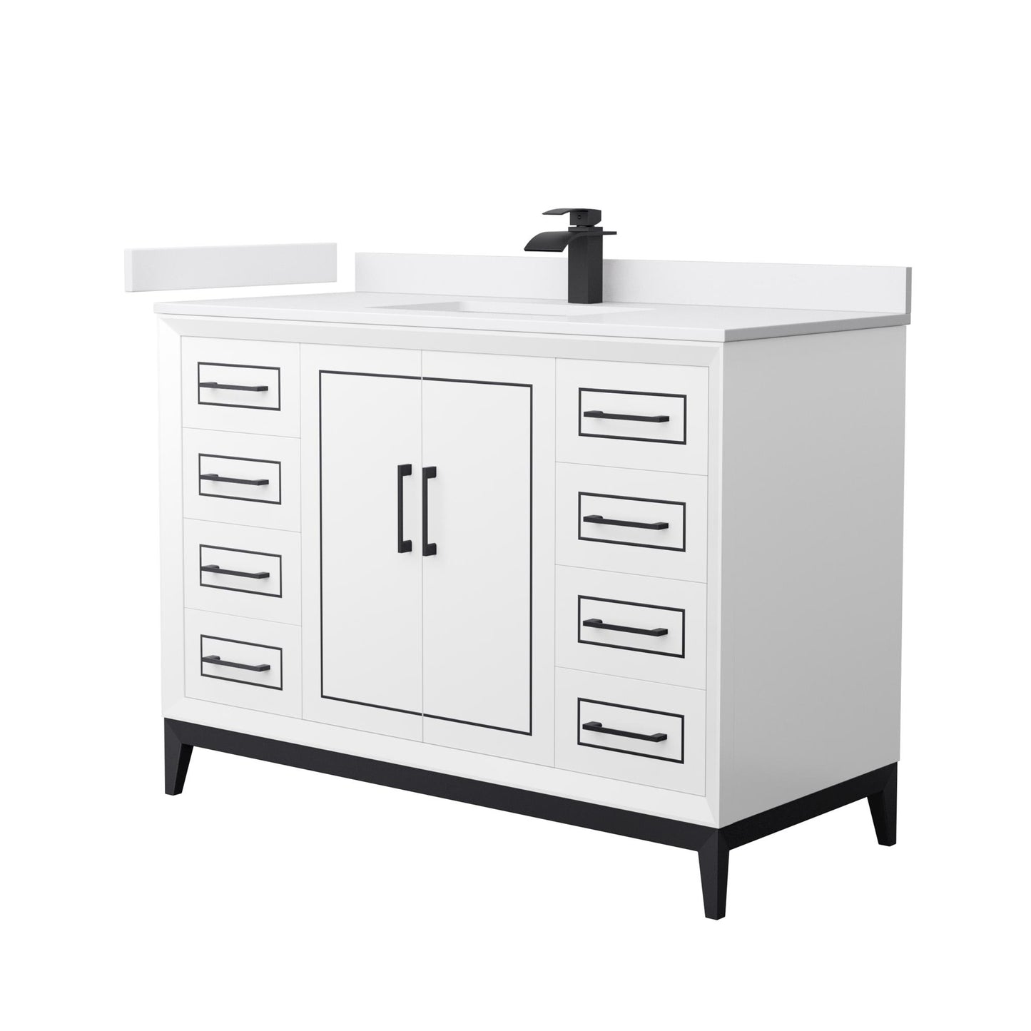 Marlena Single Bathroom Vanity - 48W x 35.25H x 22D