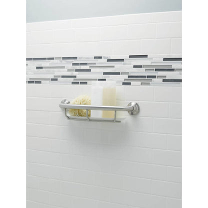 16" x 1" Grab Bar with Integrated Shelf from the Home Care Collection