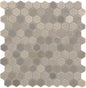 Uptown Glass Frost Moka Hexagon 1X1 Mixed