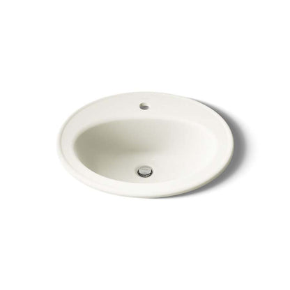 Pennington 20-1/4" Drop In Bathroom Sink with 1 Hole Drilled and Overflow