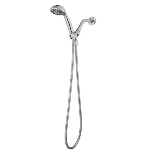 Glacier Bay 1-Spray Wall Mount Handheld Shower Head 1.8 GPM in Chrome 8466000HC