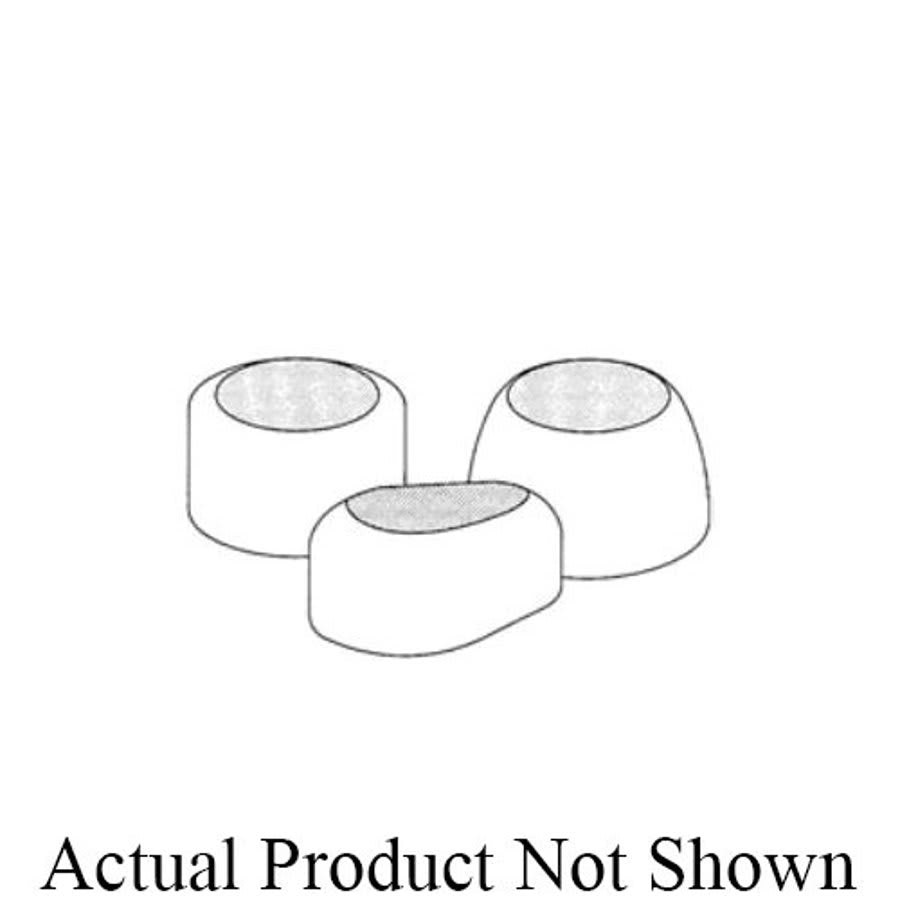 Bolt Cap With Snap on Washer, Round, 1/4 or 5/16 in, Plastic