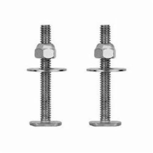 Closet Bolt, 1/4-20 x 3-1/2 in L Thread, Brass