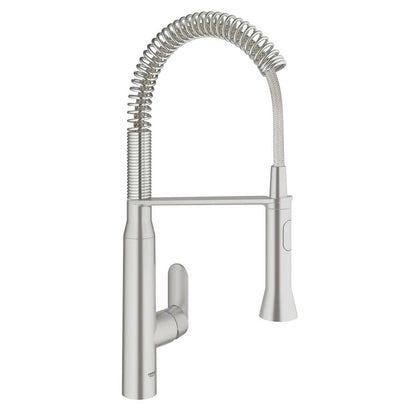 K7 Kitchen Faucet, Deck Mount, ADA, 1 Lever Handle, 1-Hole, SuperSteel
