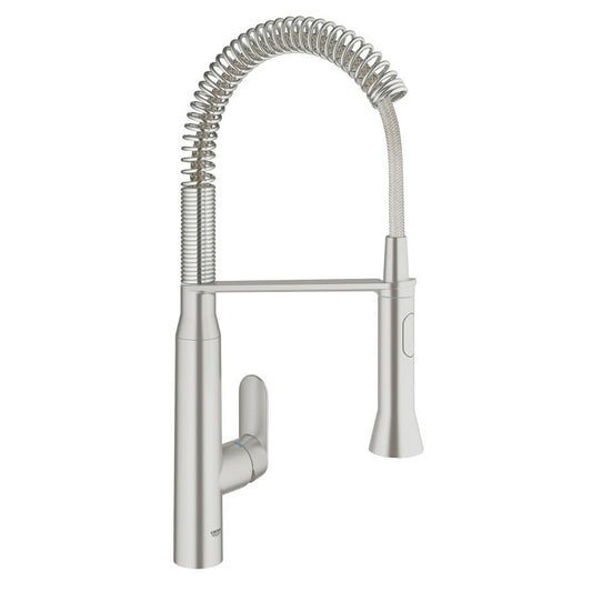 K7 Kitchen Faucet, Deck Mount, ADA, 1 Lever Handle, 1-Hole, SuperSteel