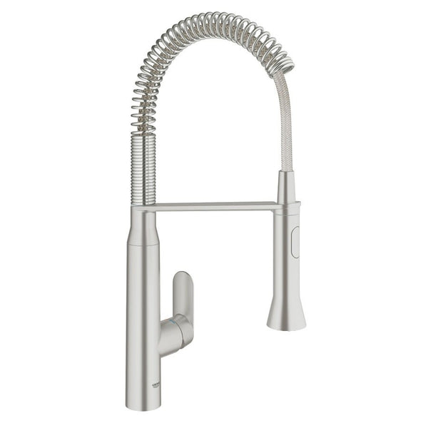K7 Kitchen Faucet, Deck Mount, ADA, 1 Lever Handle, 1-Hole, SuperSteel