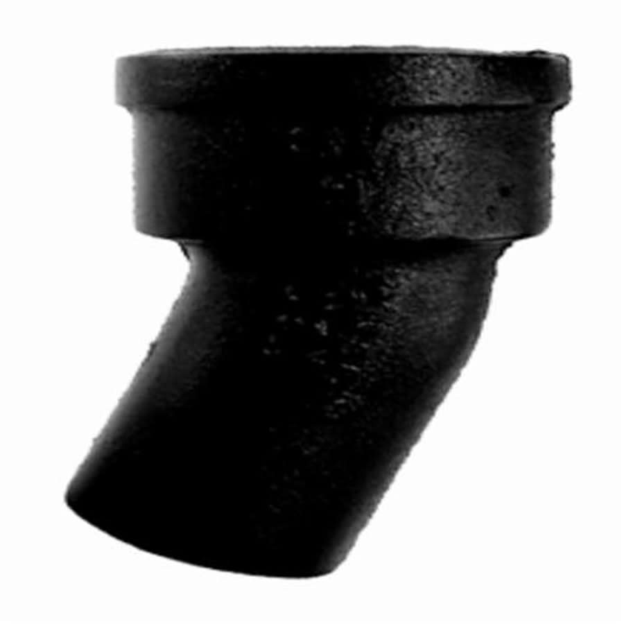 Service Weight 1/16 Bend, 2 in, Spigot x Hub, Cast Iron