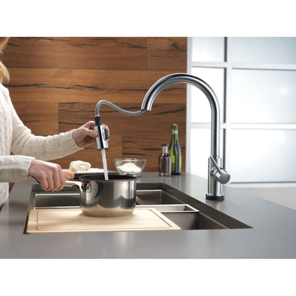 Trinsic Pull-Down Kitchen Faucet with On/Off Touch Activation, Magnetic Docking Spray Head - Includes Lifetime Warranty (5 Year on Electronic Parts)