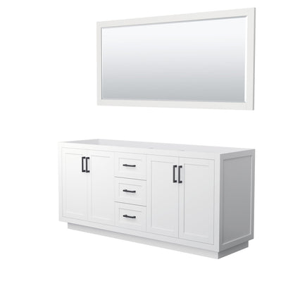 Miranda Double Bathroom Vanity - 71W x 33H x 21.75D