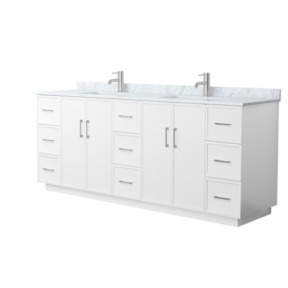 Elan Double Bathroom Vanity with Toe Kick - 84W x 35H x 22D