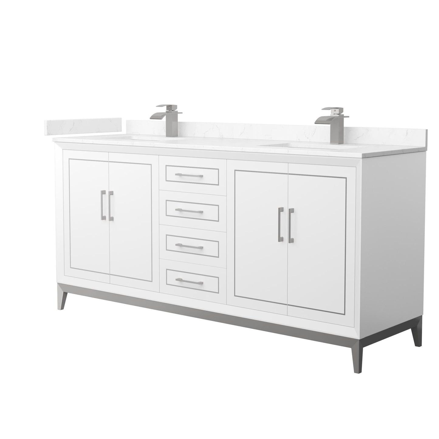 Marlena Double Bathroom Vanity - 72W x 35.25H x 22D