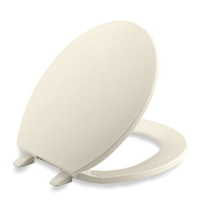 Brevia Q2 Round Closed-Front Toilet Seat with Quick-Release and Quick-Attach Hinges